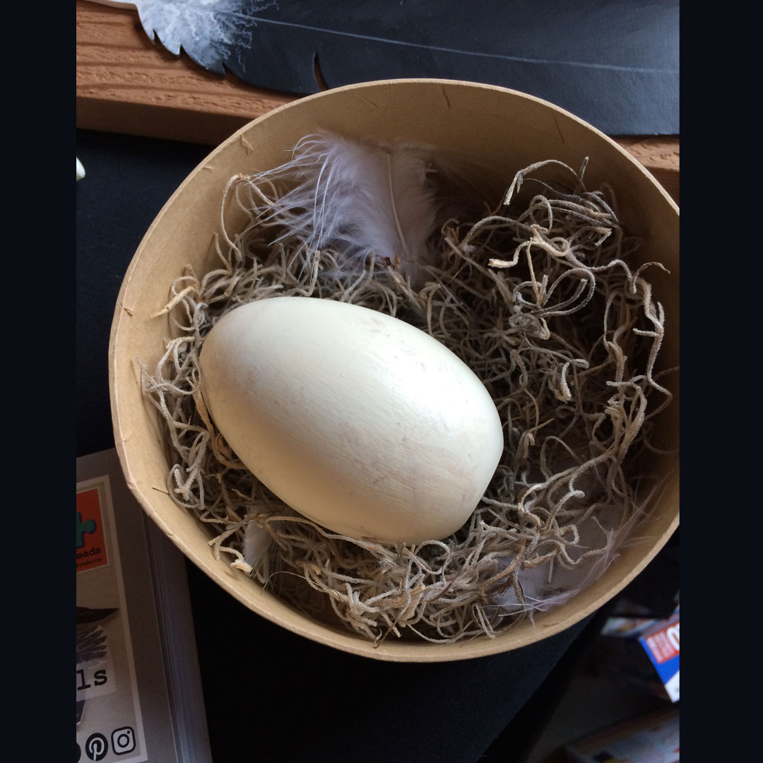 Bald Eagle Egg in Nest - Puzzleheads Educational Products