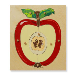Wooden apple puzzle.