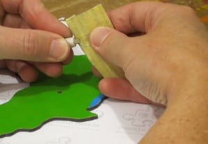 Sanding Montessori Puzzle Knob