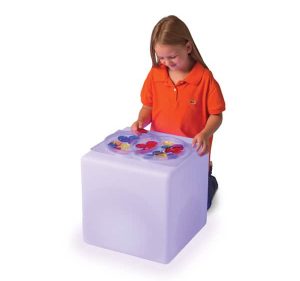 Roylco light cube table with child