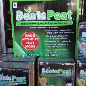 Compressed coir bales by Beats Peat.
