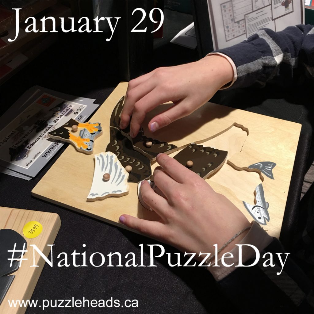 National Puzzle Day is Jan 29 every year.
