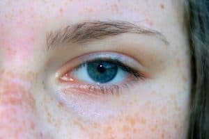 Blue eyes are a recessive gene.