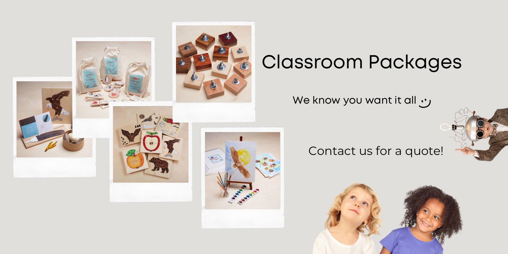 Classroom packages banner image