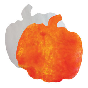 Color diffusing halloween bat example.